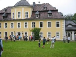 Schloss Kittlitz eingerüstet